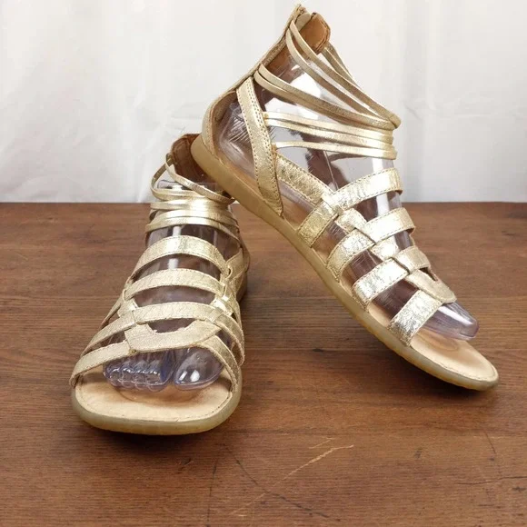 Born gold sandals sale